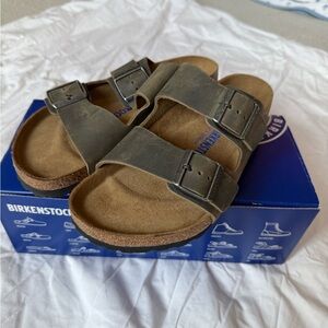 Birkenstock Faded Khaki Sandals